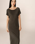 Robe Mi-Longue Peace - Kaki