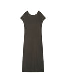 Vestido midi Peace - Caqui