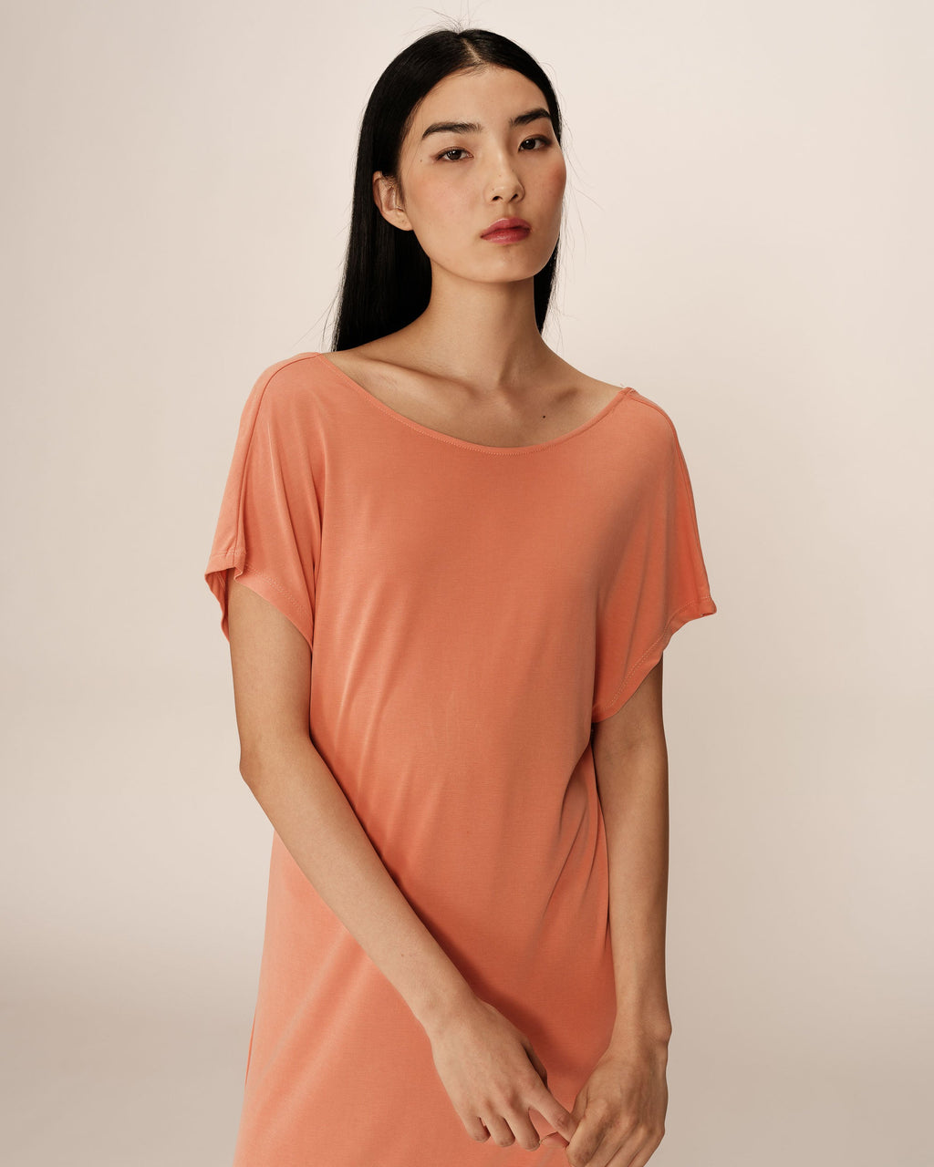 Peace Midi Dress - Peach