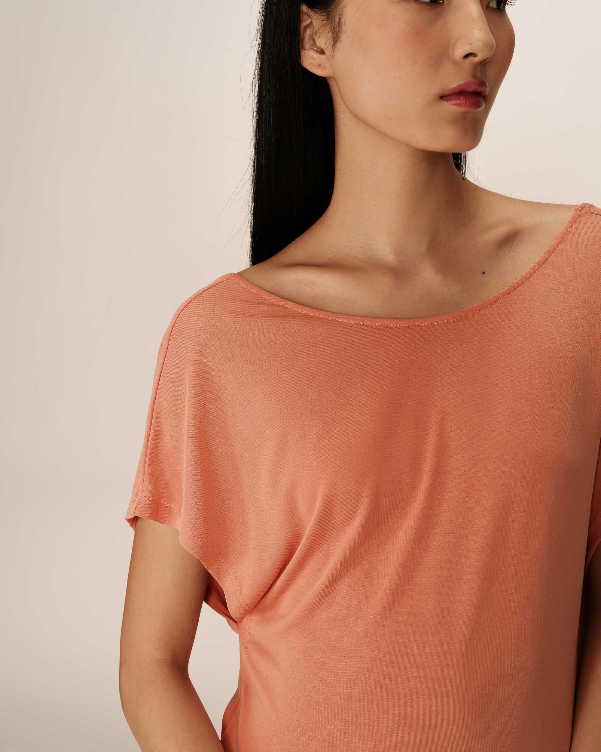 Peace Midi Dress - Peach