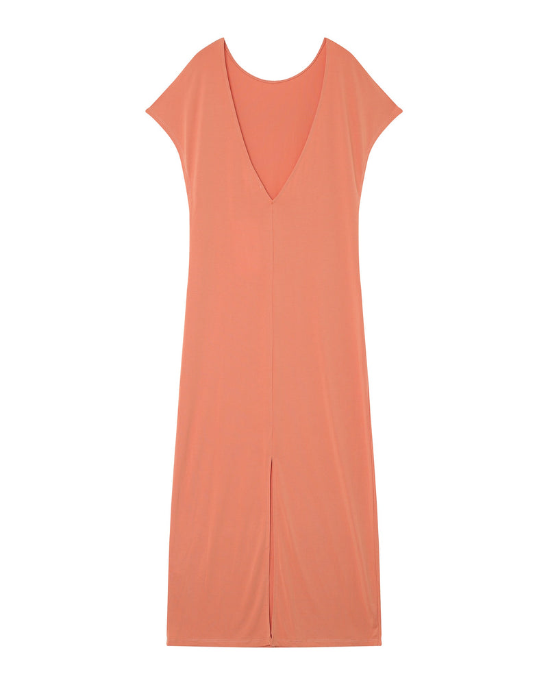 Peach Peace Midi Dress