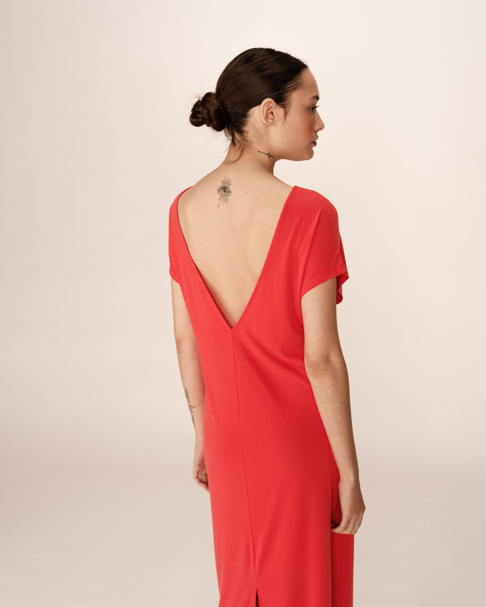 Vestido Midi Peace - Rojo