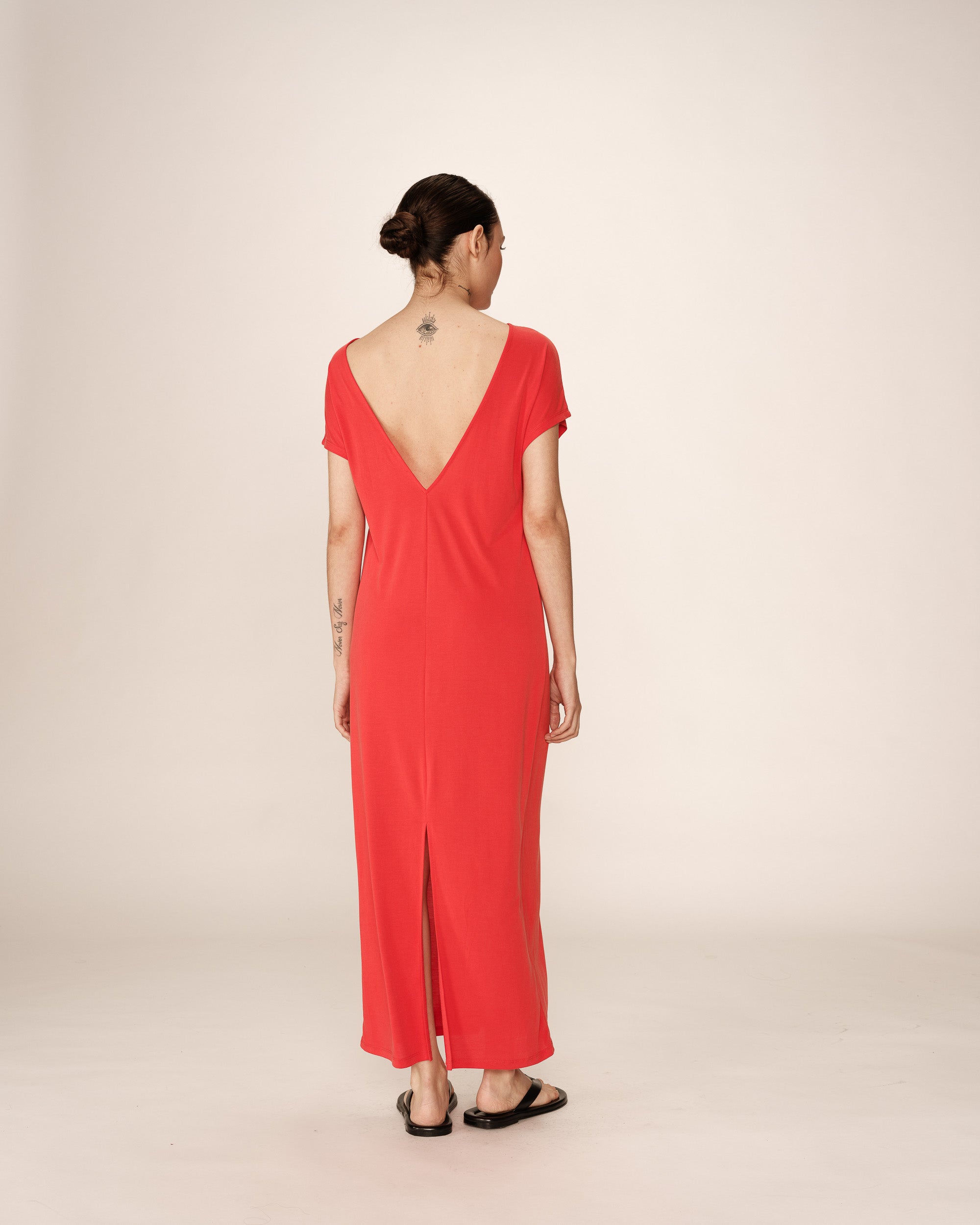 Vestido Midi Peace - Rojo