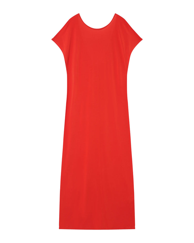 Vestido midi Paz - Rojo