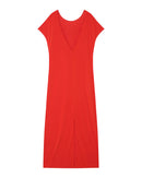 Vestido midi Paz - Rojo