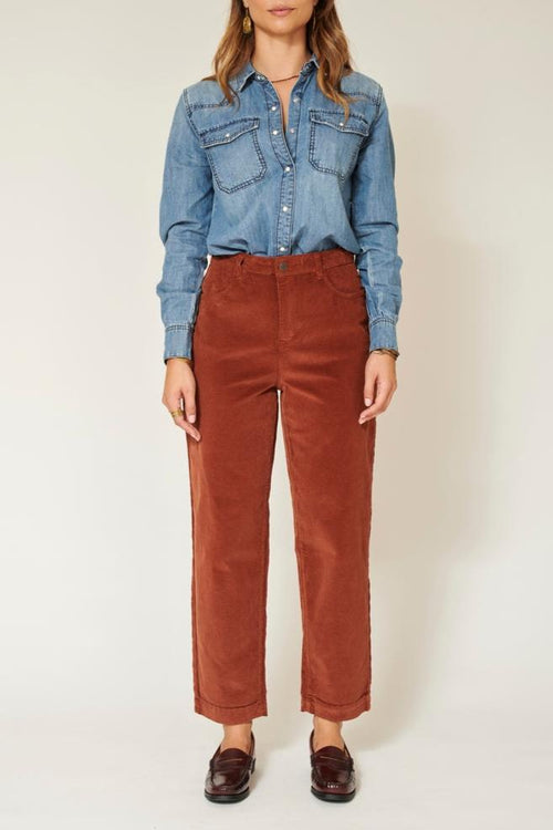 Pantalon Peacock Soft Corduroy - Coconut