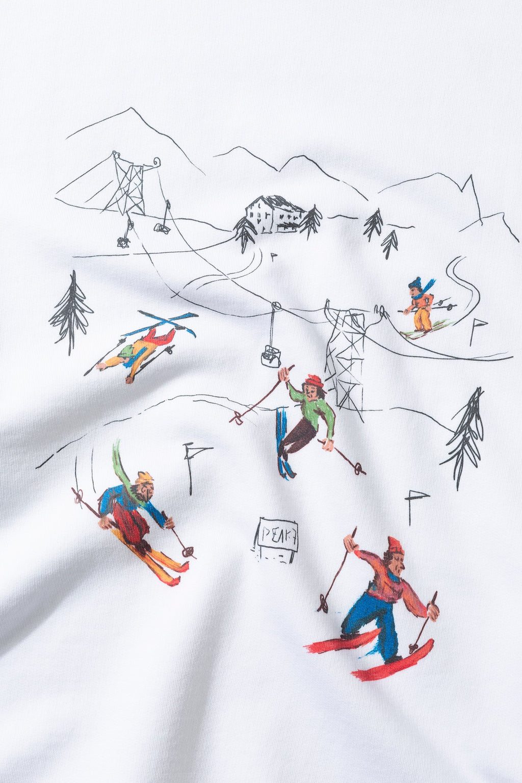 Sudadera Peak 7 Lisa Blanco