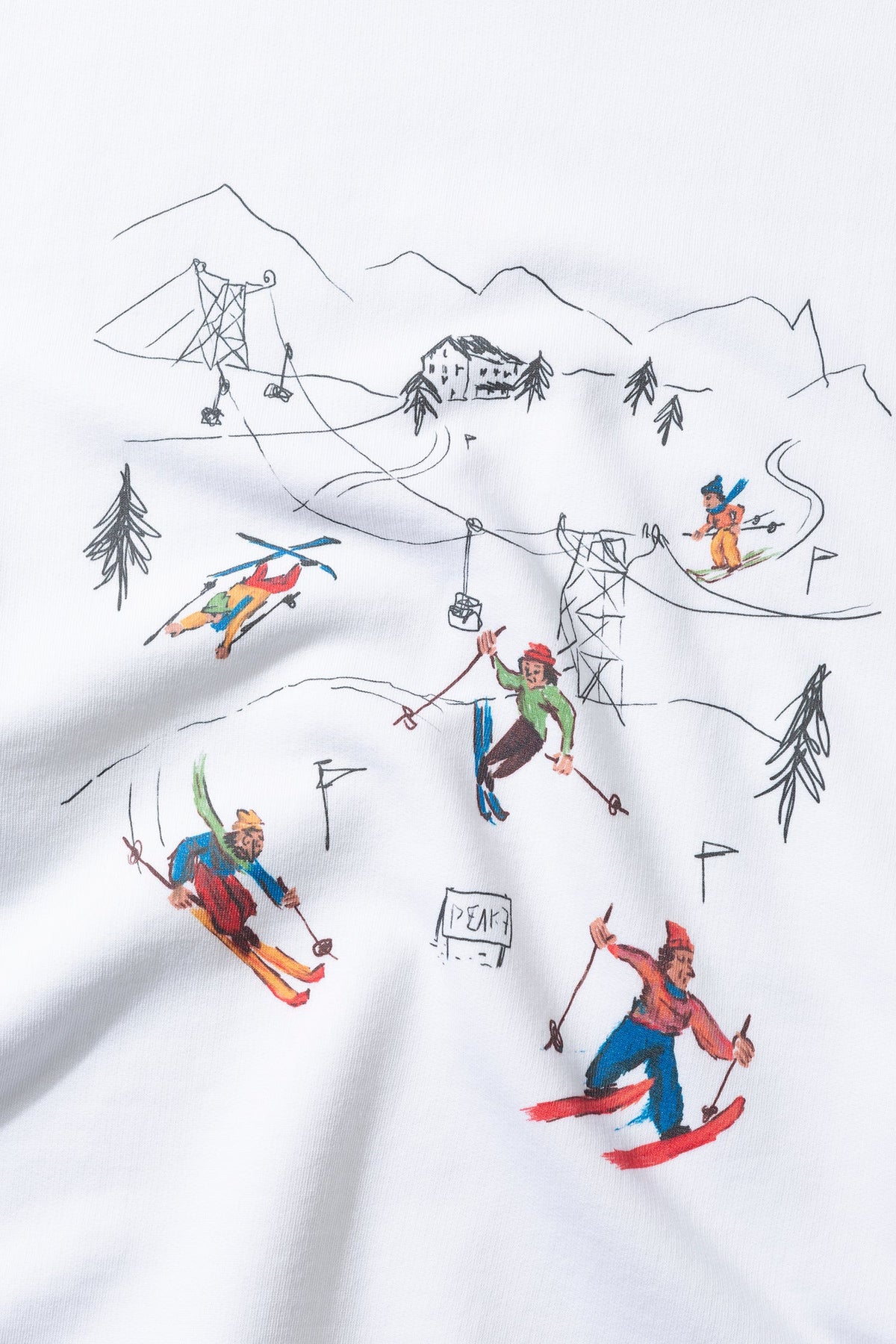 Sudadera Peak 7 Lisa Blanco