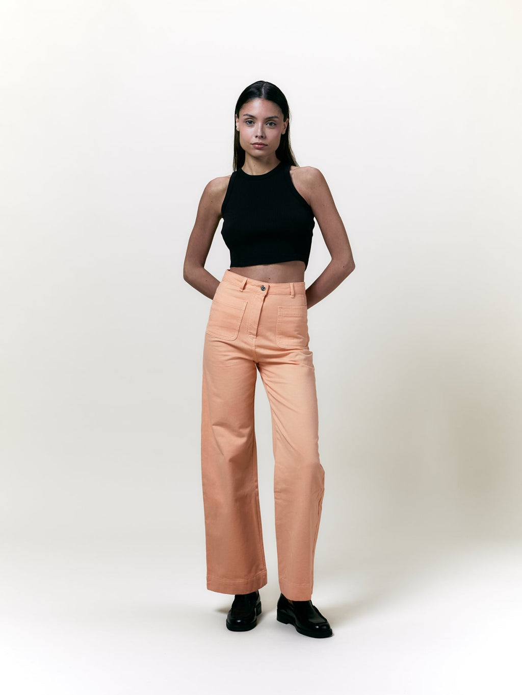 Pantalon Jane Toile Pêche