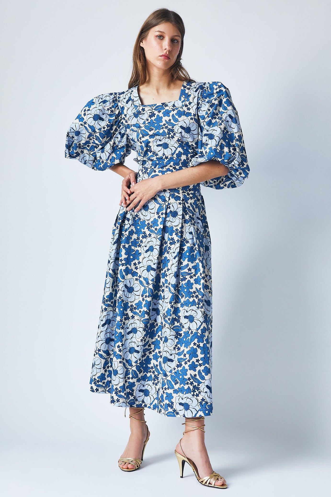 Top Peggy - Blue Bloom - Mujer
