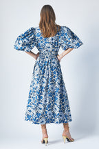 Top Peggy - Blue Bloom - Mujer