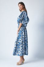 Top Peggy - Blue Bloom - Mujer