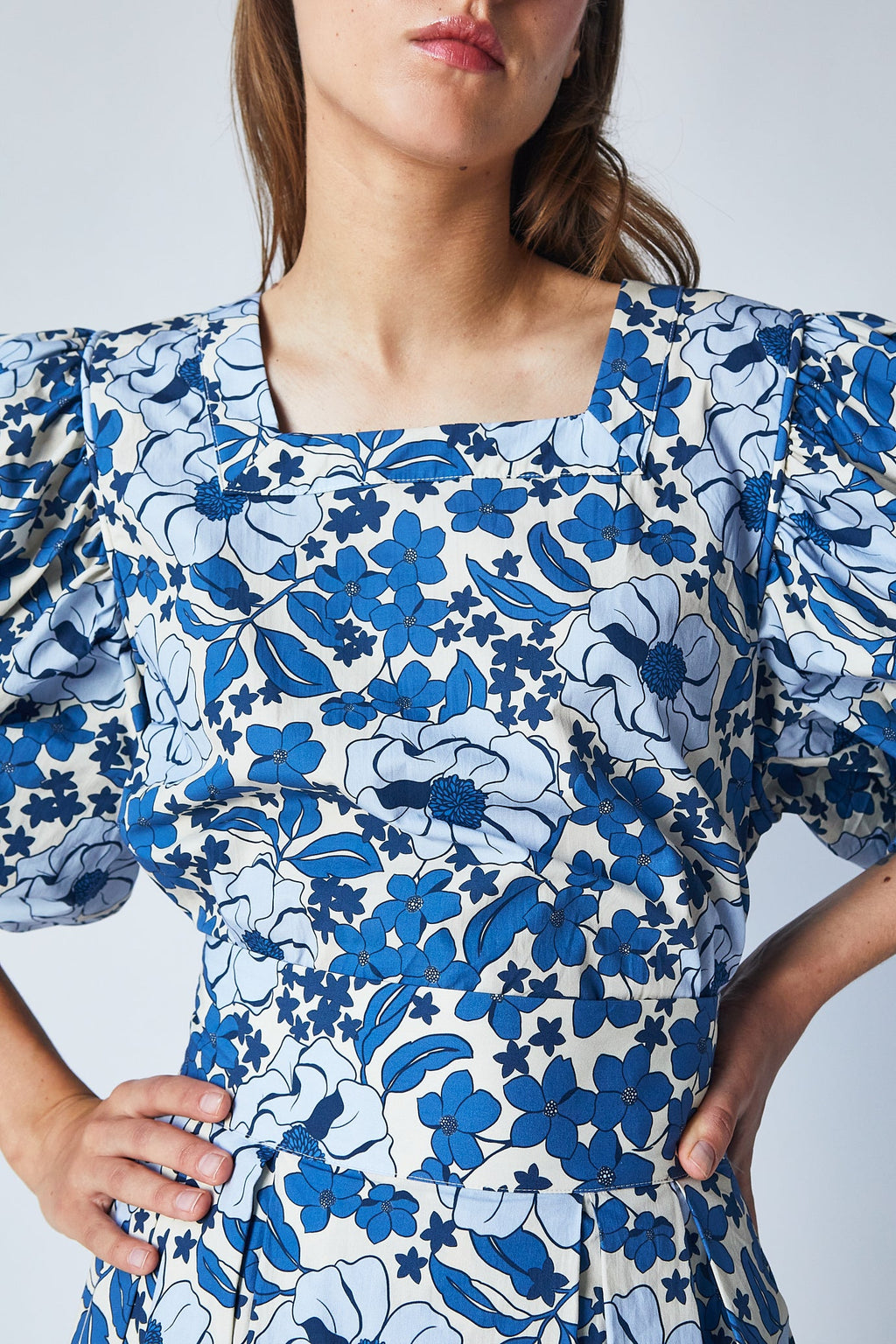 Top Peggy - Blue Bloom - Mujer