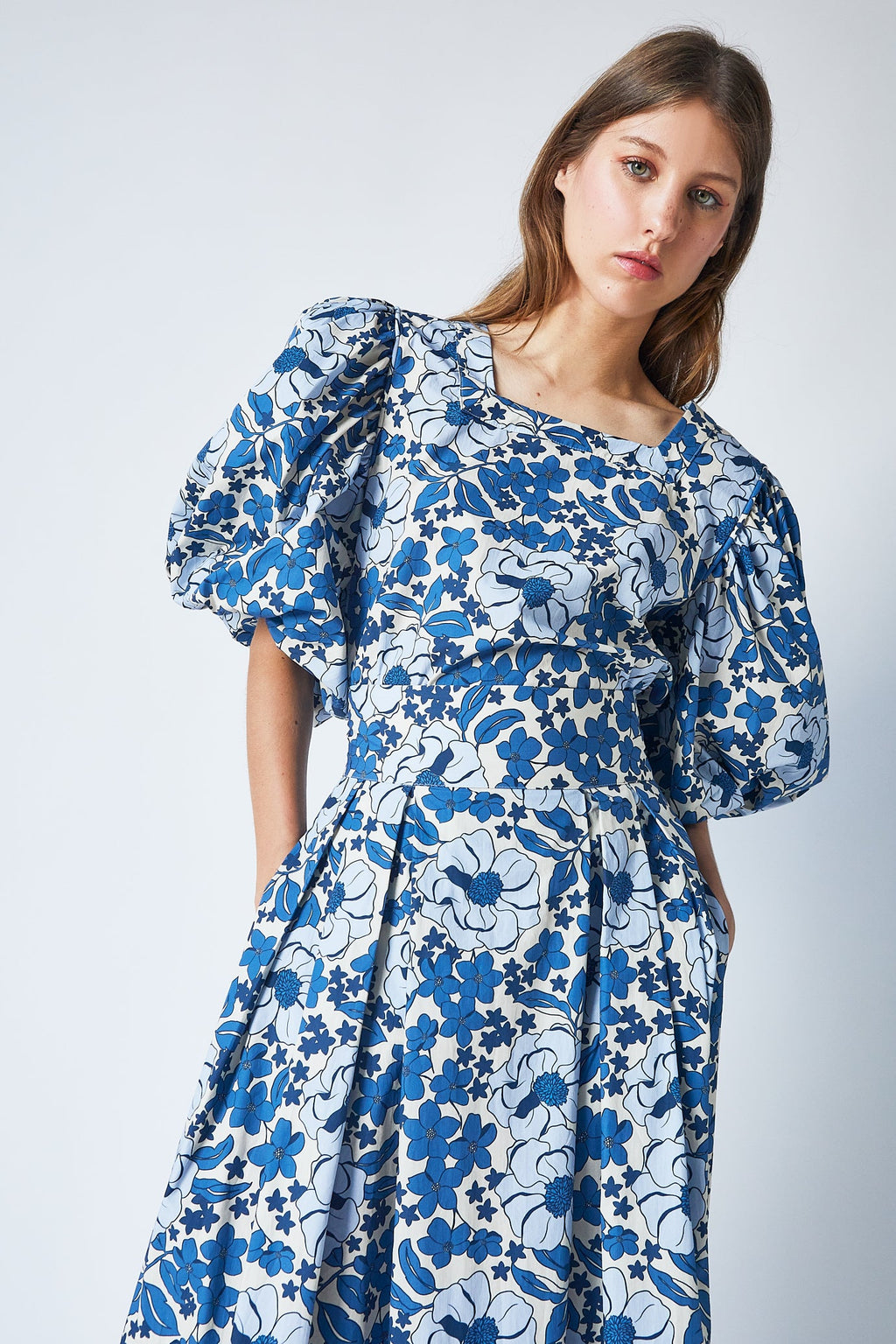 Top Peggy - Blue Bloom - Mujer