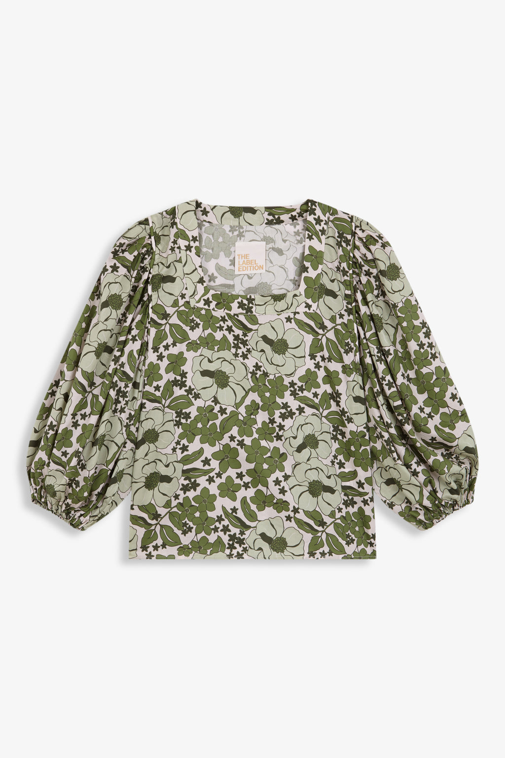 Top Peggy - Green Bloom - Mujer