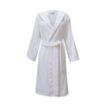 Plain Terry - Hooded Bathrobe - White