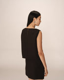 Falda Pekín - Negro