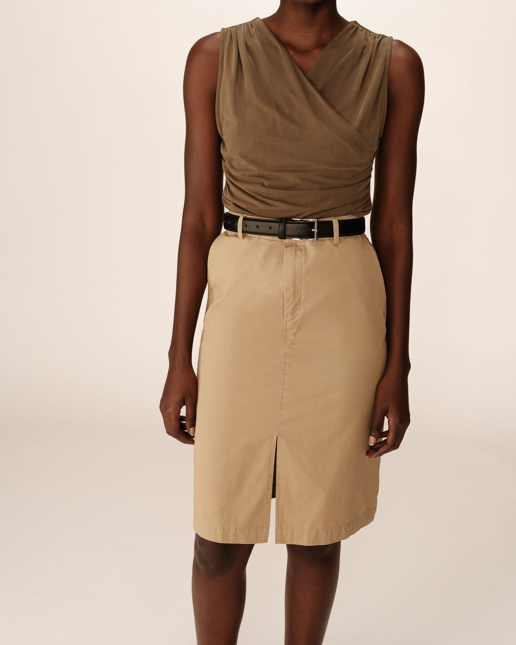 Pencil Skirt - Beige