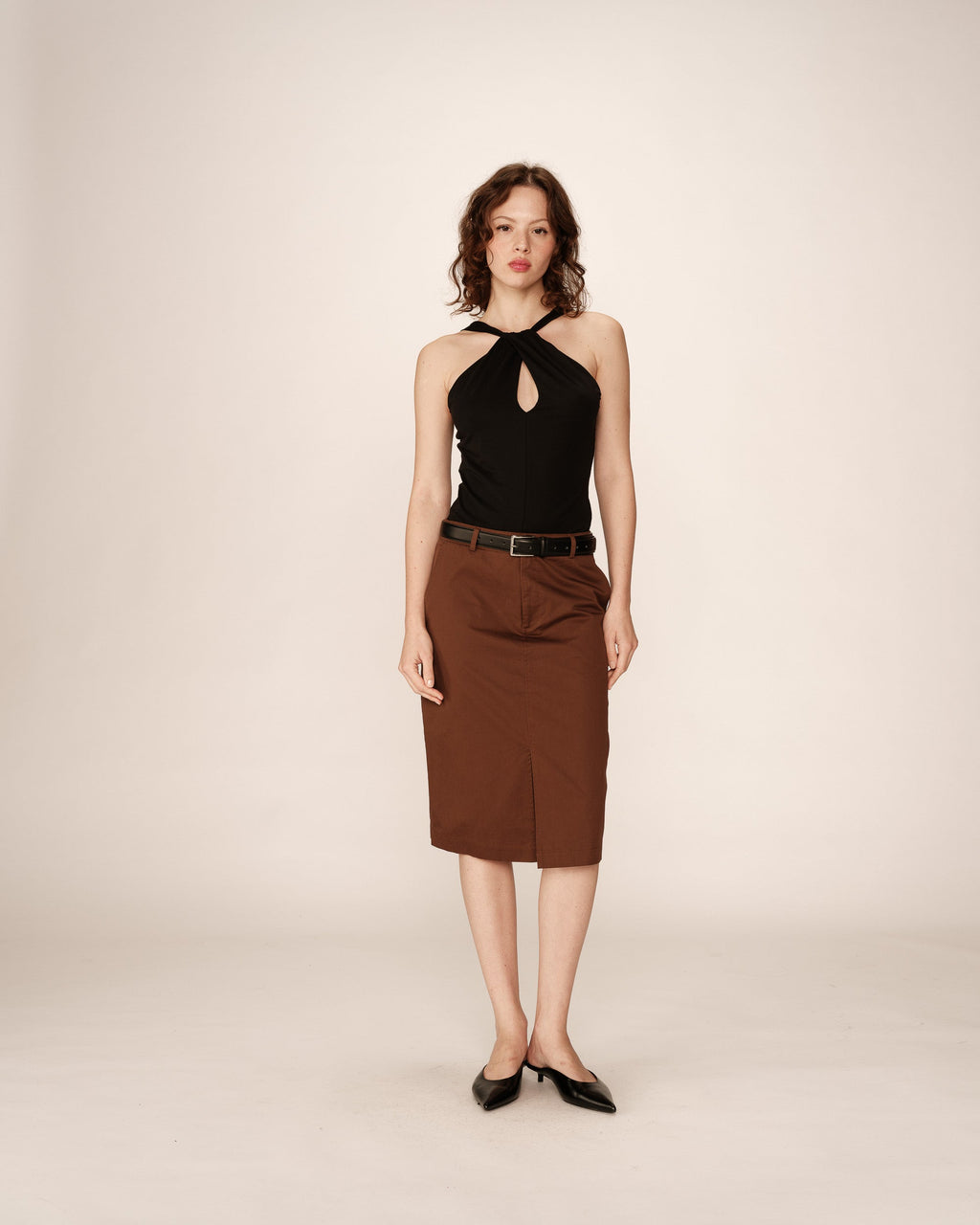 Pencil Skirt - Chocolate