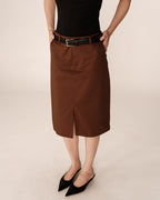 Pencil Skirt - Chocolate