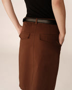 Pencil Skirt - Chocolate
