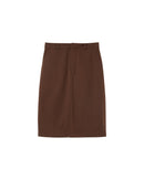 Chocolate Pencil Midi Skirt