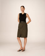 Pencil Skirt - Khaki