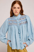 Penda Blouse - Blue