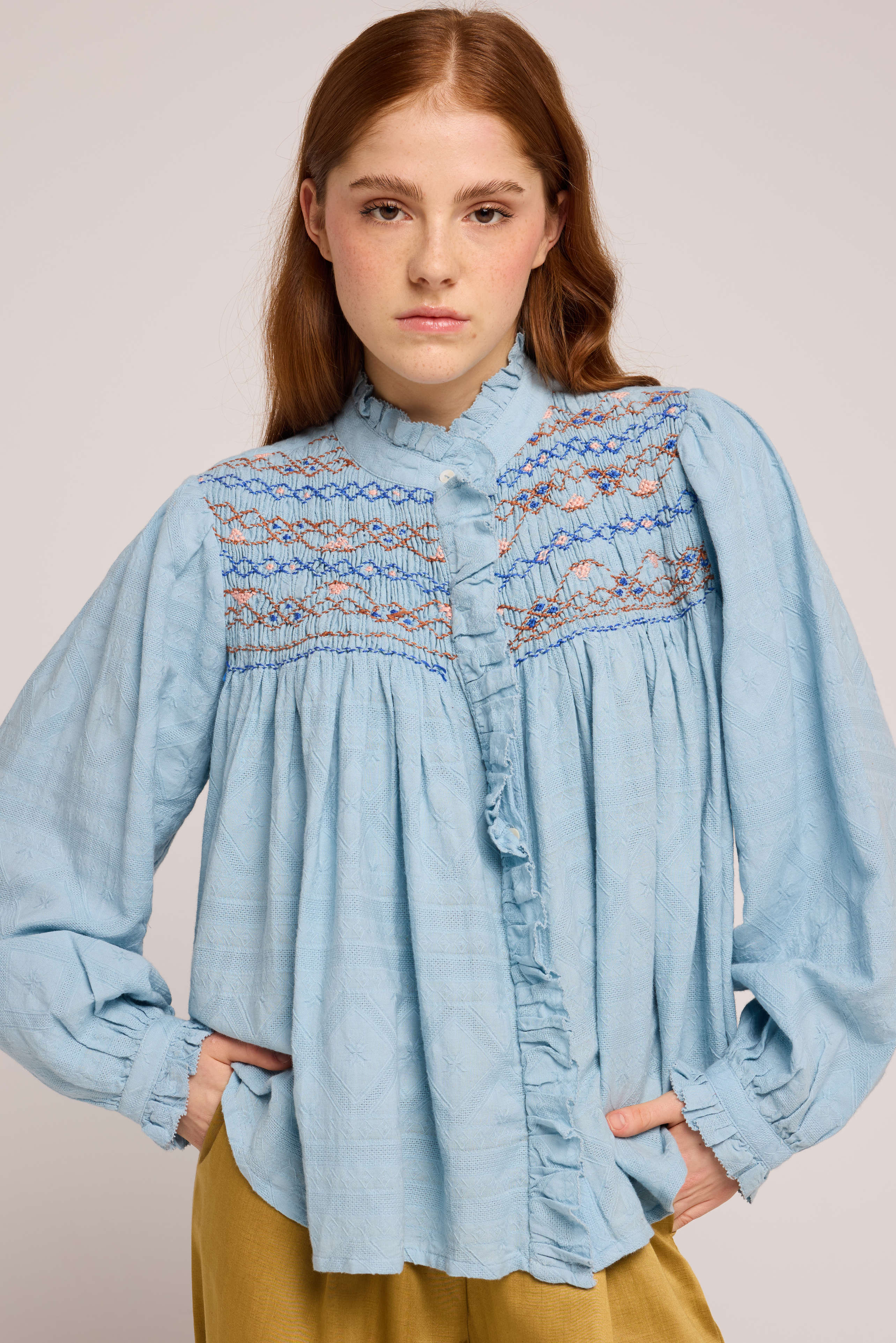 Penda Blouse - Blue