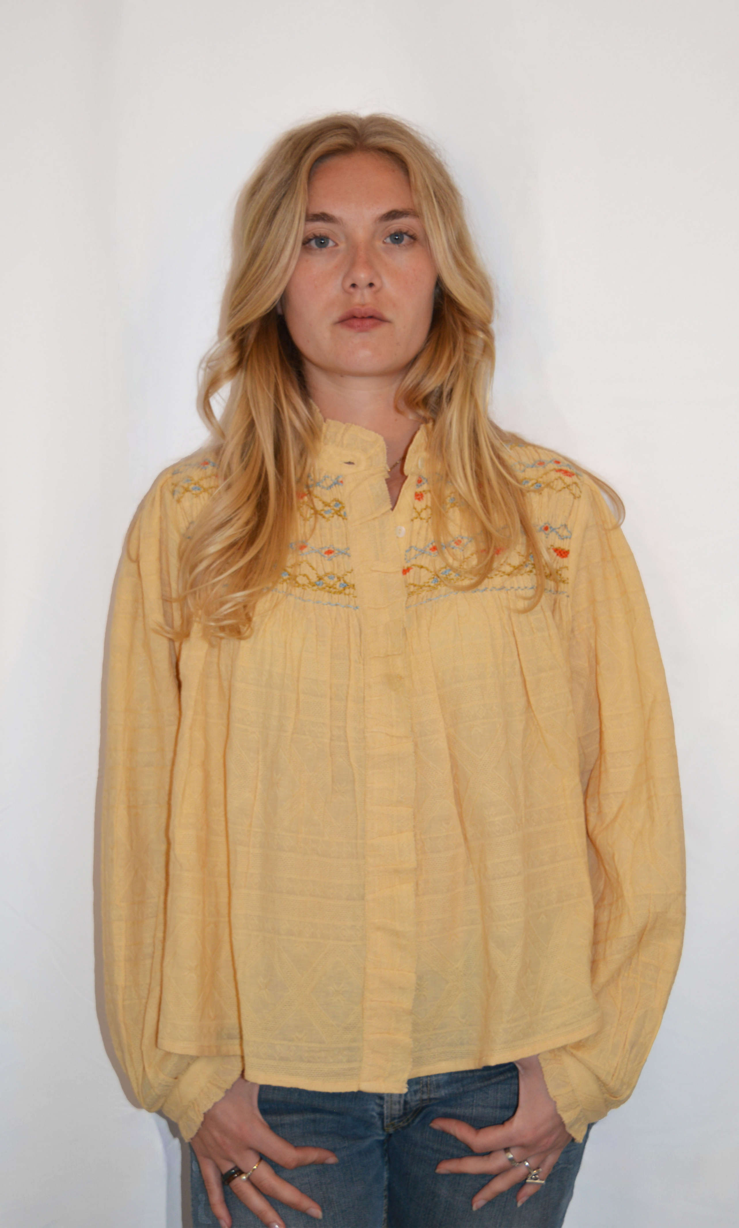 Penda Blouse - Ecru