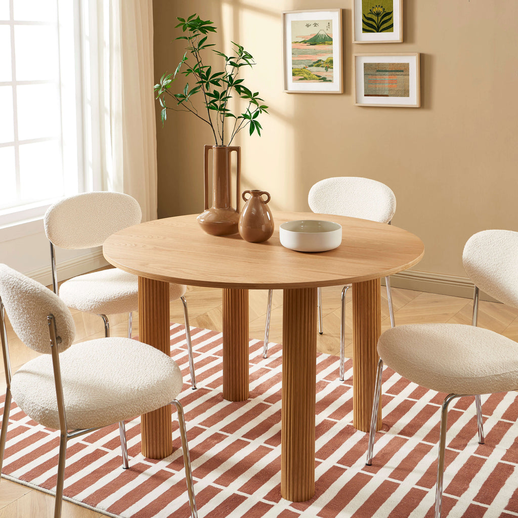 Penelope - Table De Séjour - Placage Chêne