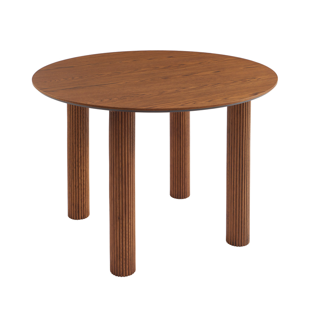 Penelope - Table De Séjour - Placage Chêne - Noyer