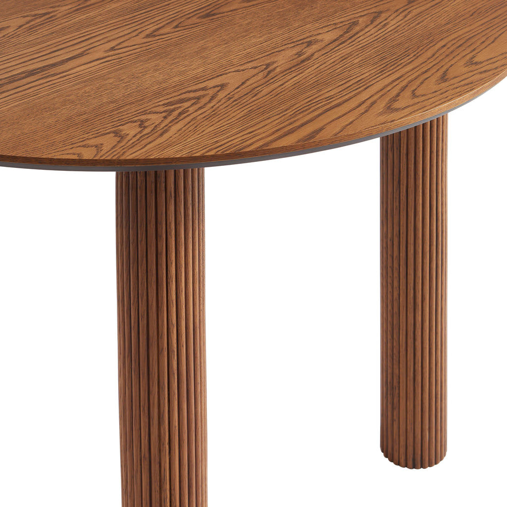 Penelope - Table De Séjour - Placage Chêne - Noyer