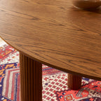 Penelope - Table De Séjour - Placage Chêne - Noyer