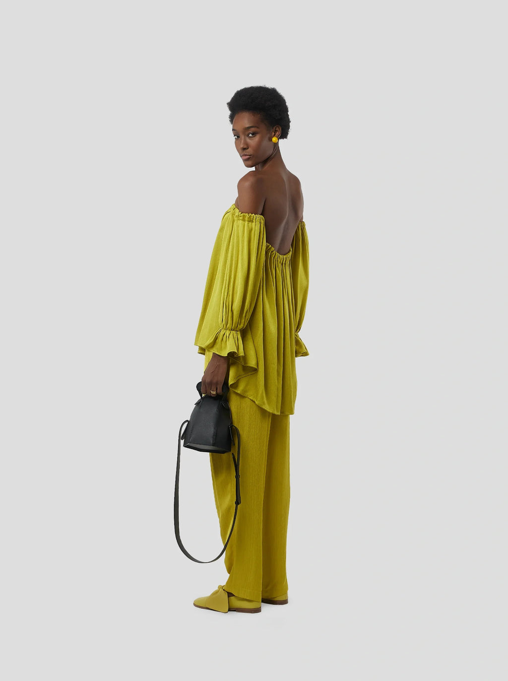 Sakis Trousers in Marsala Sulphur