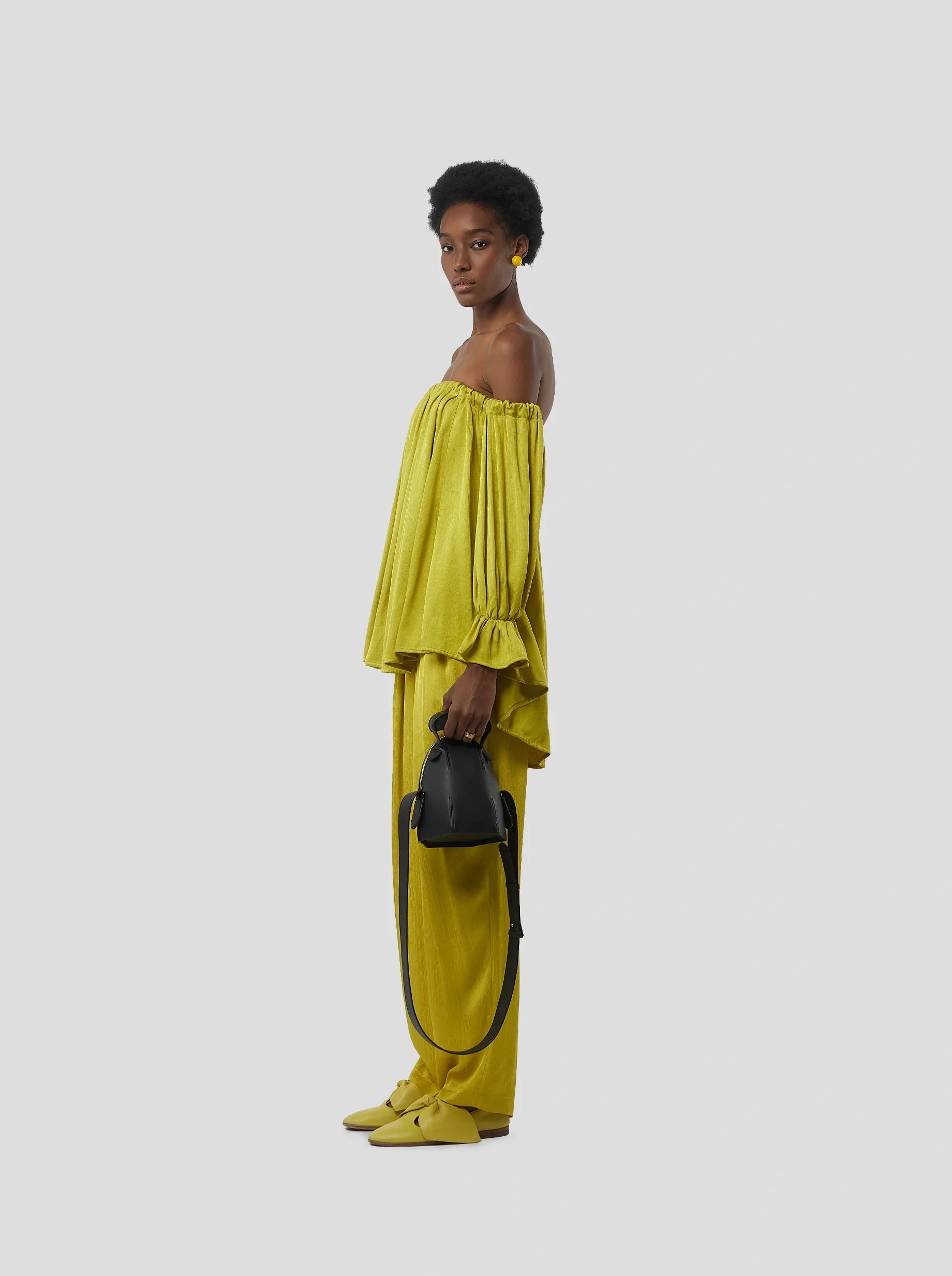 Sakis Trousers in Marsala Sulphur