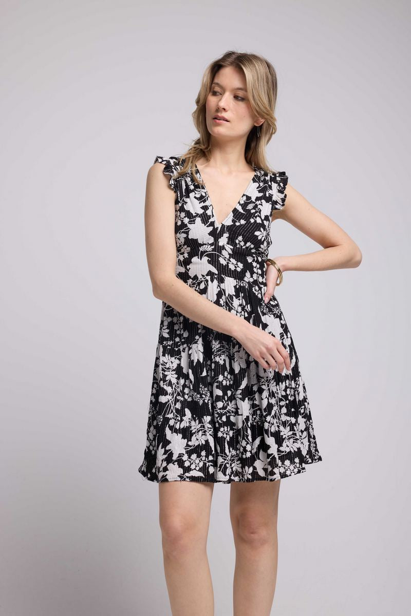 Robe Courte Sans Manche - Noir