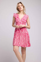 Vestido corto sin mangas - Rosa