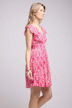 Vestido corto sin mangas - Rosa