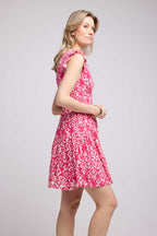 Vestido corto sin mangas - Rosa