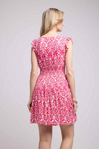 Vestido corto sin mangas - Rosa