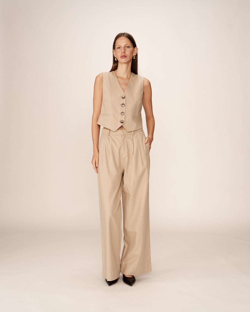 Penn Waistcoat - Beige