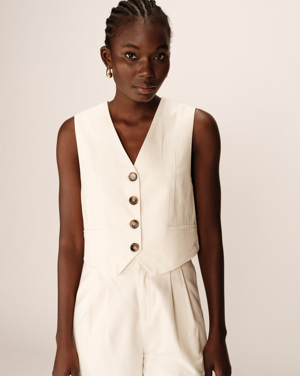 Penn Waistcoat - Ecru
