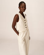 Penn Waistcoat - Ecru