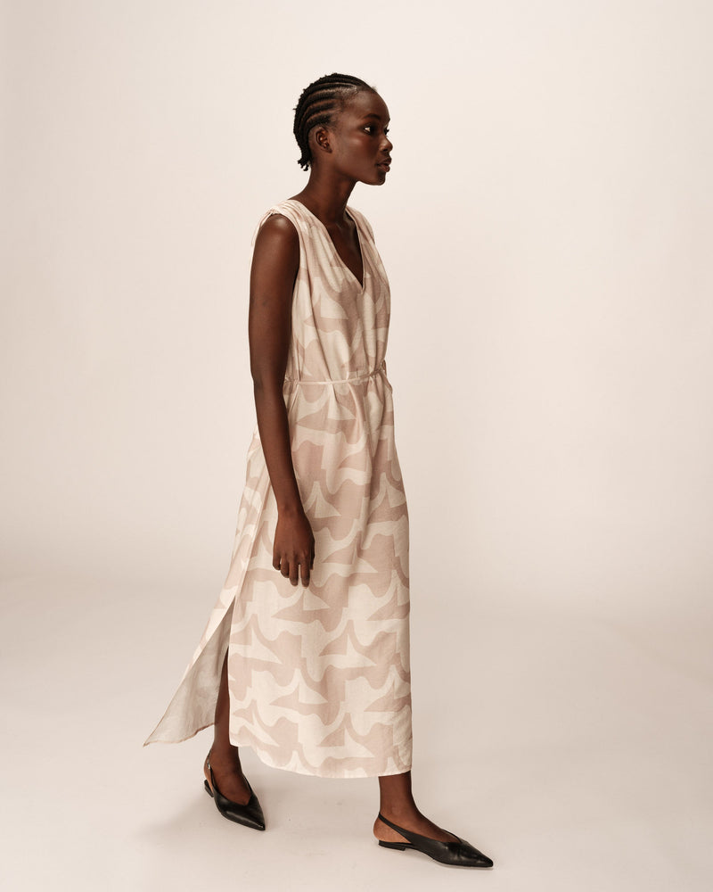 Robe Longue Pensee - Beige