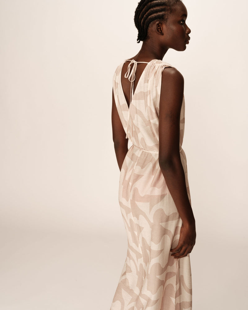 Robe Longue Pensee - Beige