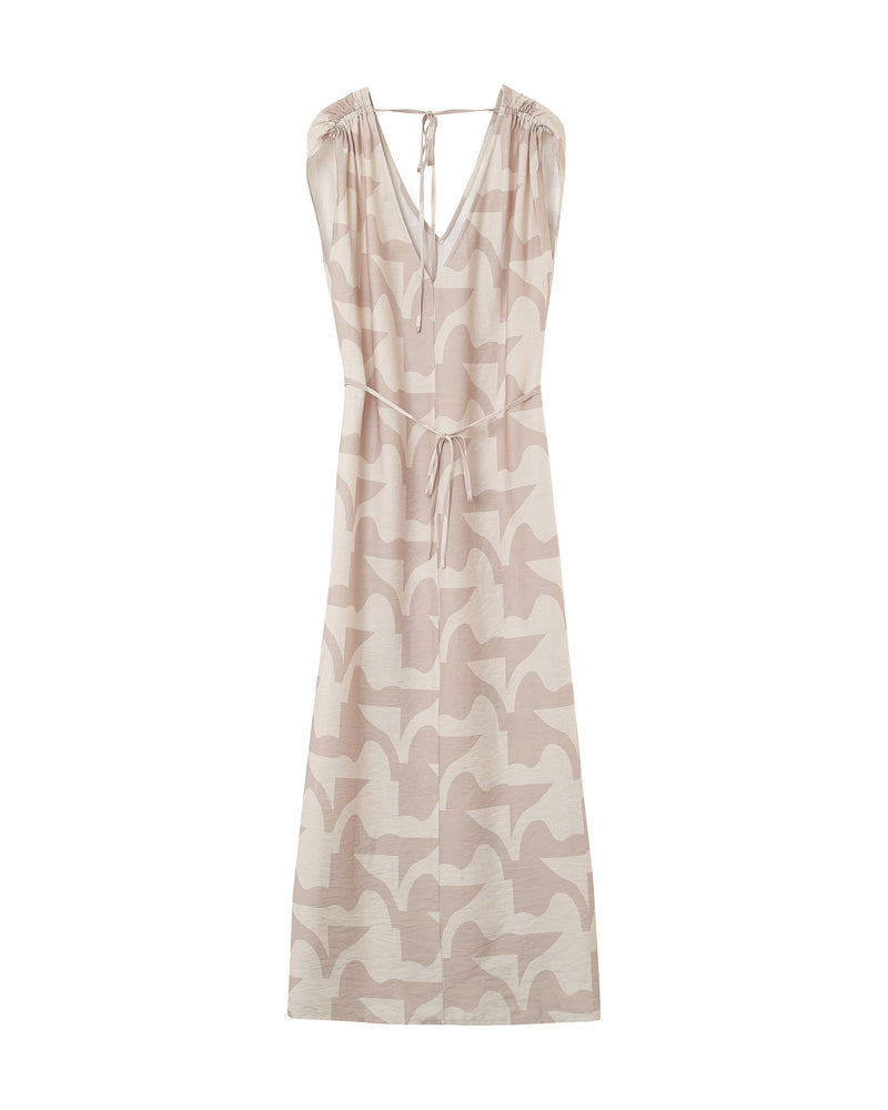 Robe Longue Pensee - Beige