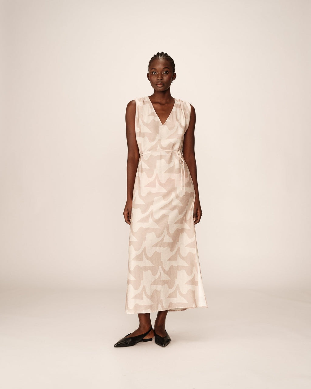 Pensee Long Dress - Beige