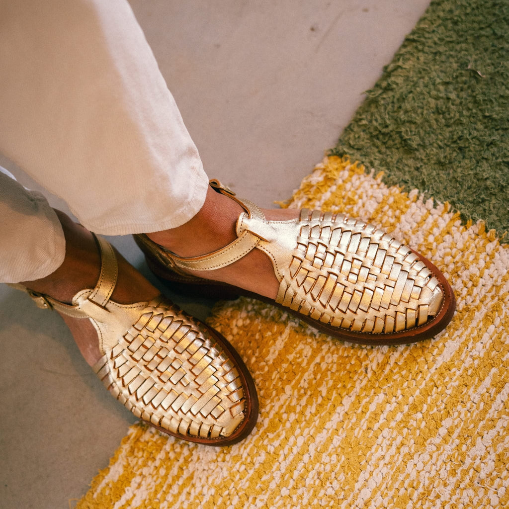 Huaraches Peonia - Champagne