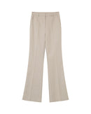 Beige Flare Suit Trousers People